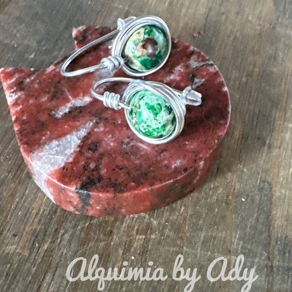 Alquimia by Ady Green and Silver Earrings - Picture 1 of 6